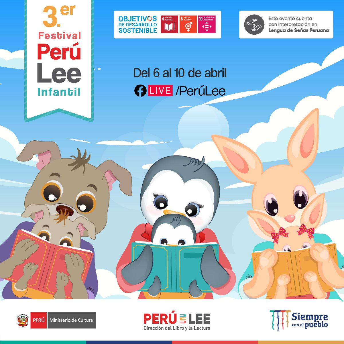 Ministerio de Cultura inaugura el 3er Festival Perú Lee Infantil